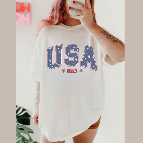 NEW USA Shirt, July 4th Shirt S-5X - Picture 1 of 3